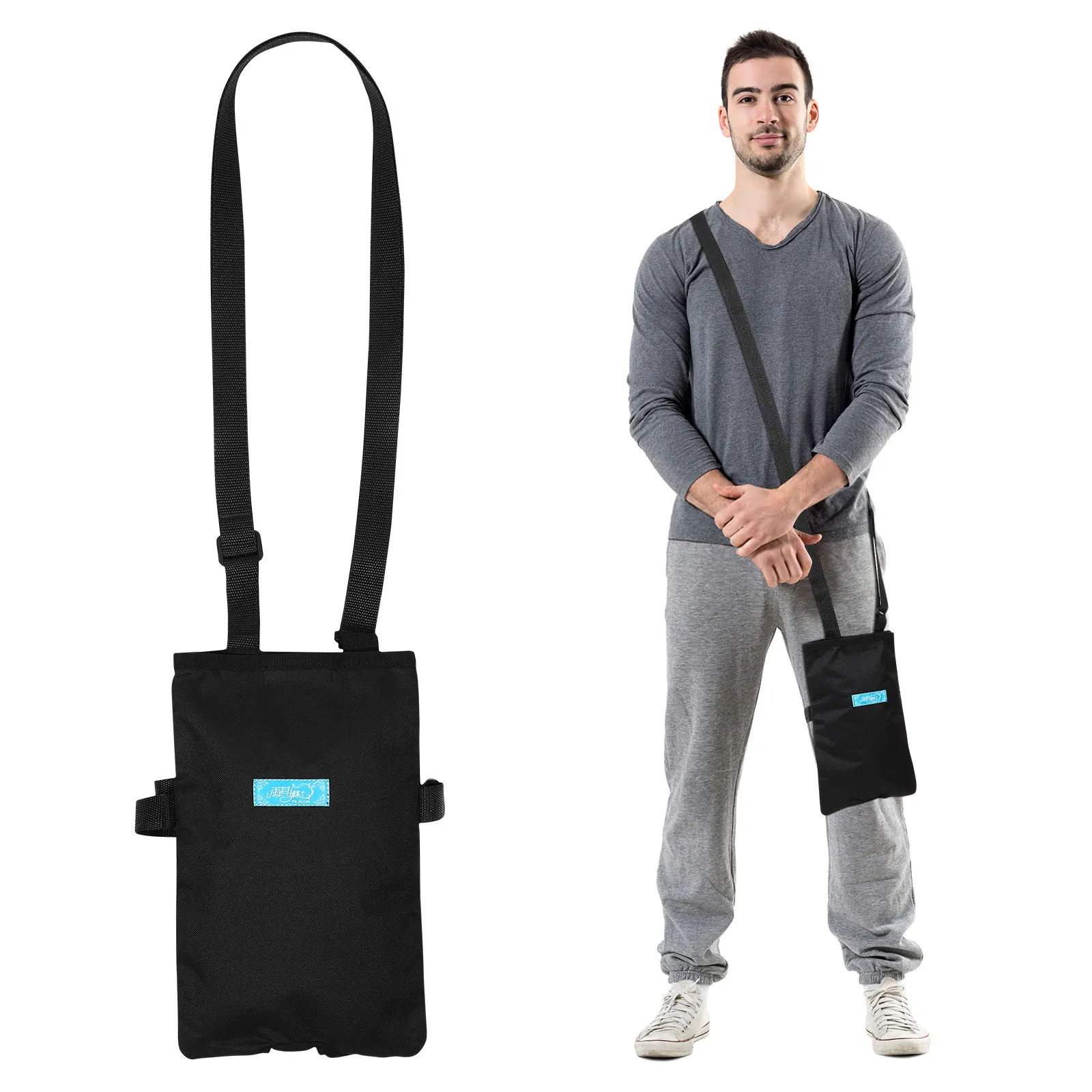 

Catheter Cover Large Capacity 1500Ml Adjustable Shoulder Thigh Privacy Protection Urine Holder Nursing