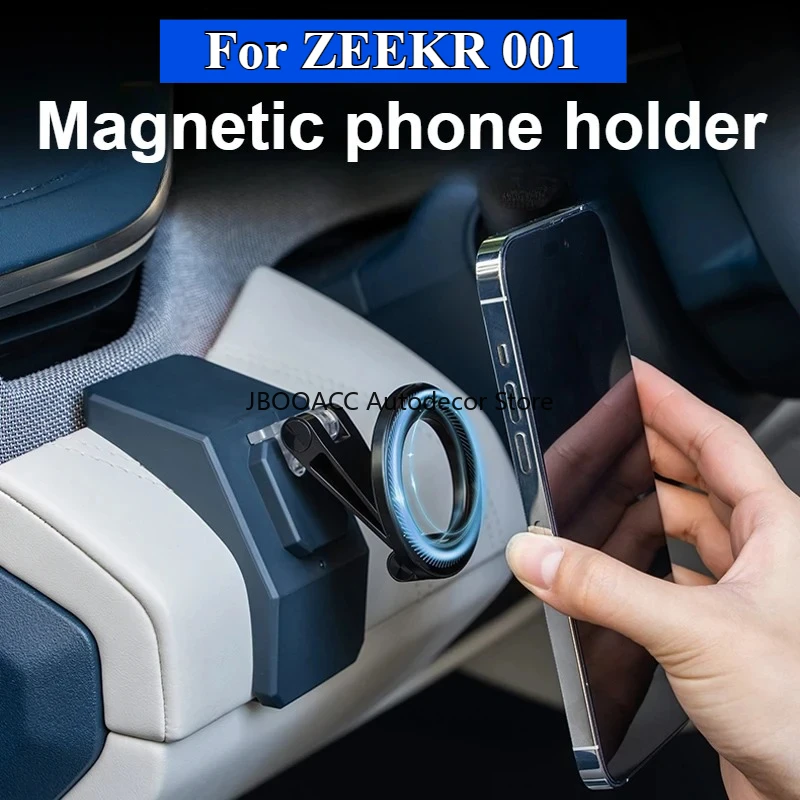 

Для Geely ZEEKR 001 2024 2025 автомобильные магнитные крепления для телефона, подставка, GPS-навигатор, кронштейн, автоматический держатель для мобильного телефона, принадлежности для интерьера