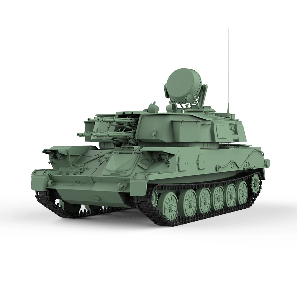 SSMODEL SS72806 1/72 Kit Modelo Militar Soviético ZSU-23-4 Shilka Arma Autopropulsada