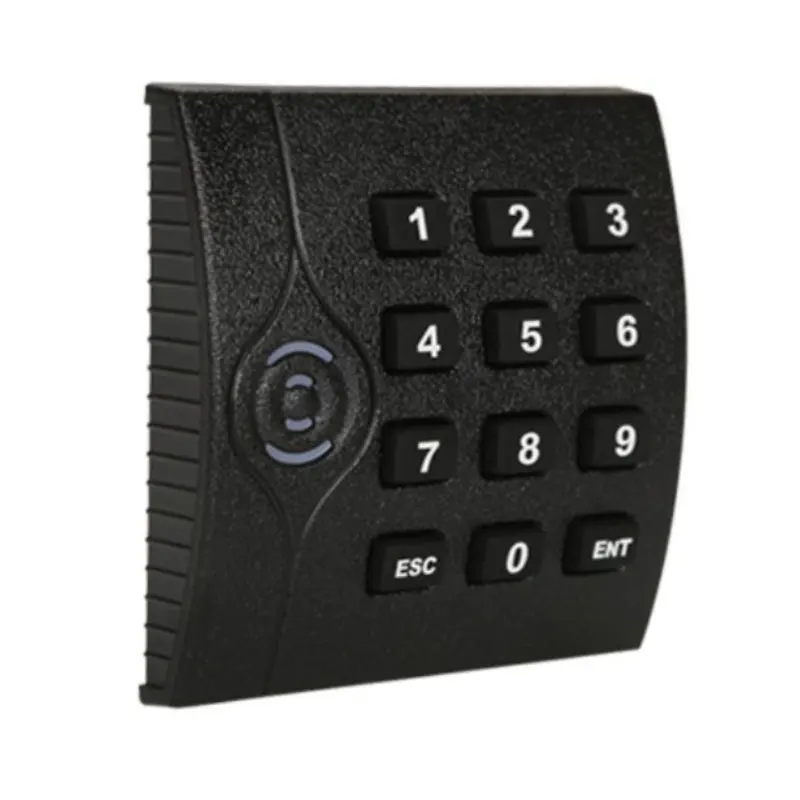 5pcs RFID keypad reader,ID/em reader,125K, waterpoof for access control system WG26 output, black color 2 LED sn:KR202