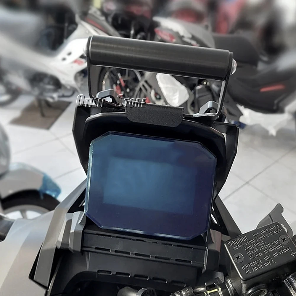 Otili suporte de navegação gps para motocicleta, para honda adv 350 2021-2023, carregamento sem fio, suporte para celular, guidão de moto