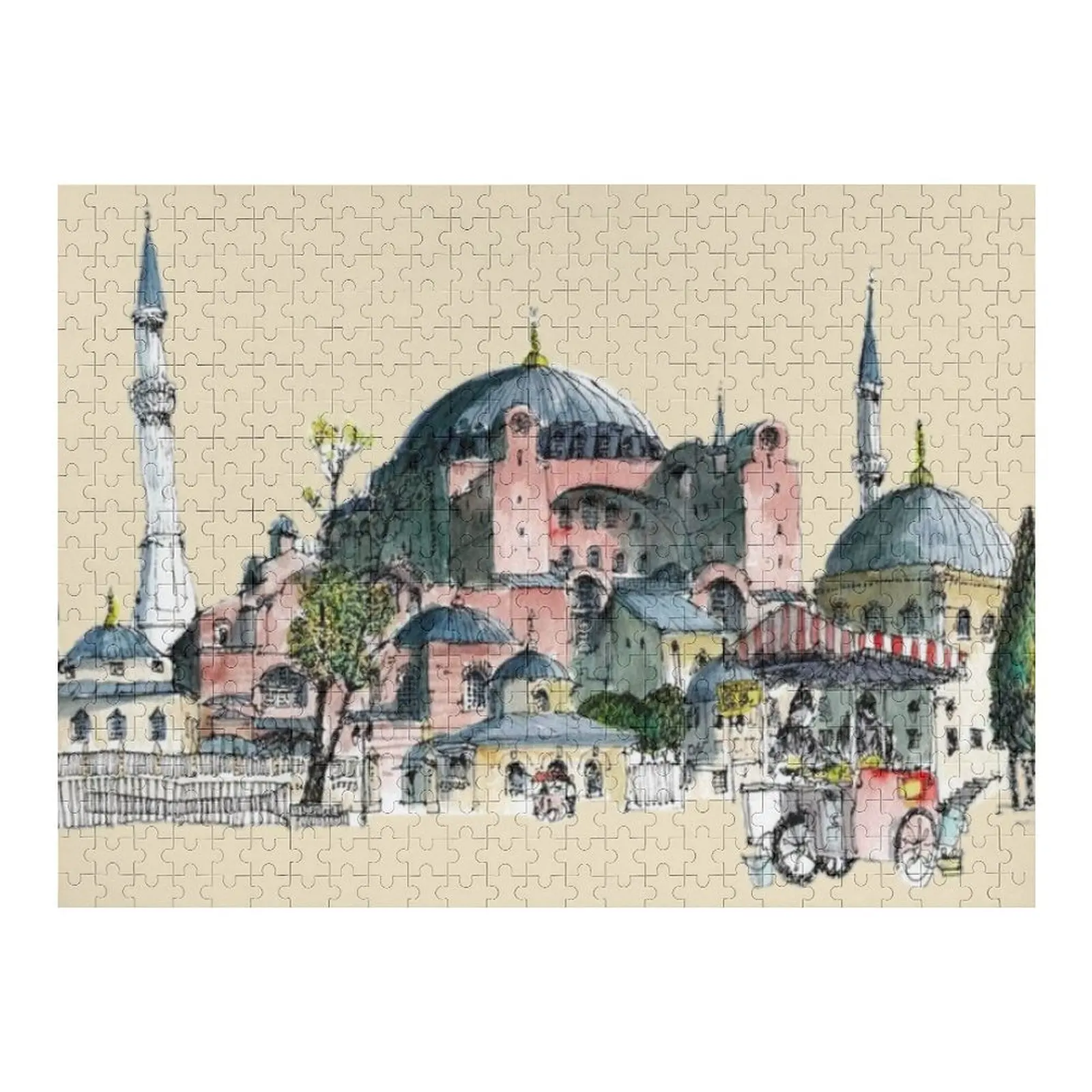 

Hagia sophia 'aya sofia' Jigsaw Puzzle Personalized Gifts Custom Wooden Name Woodens For Adults Personalised Name Puzzle