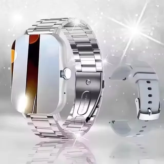 2026 Nieuw Smartwatch 1.44''HD Scherm Bluetooth Oproep Slaap Bloedzuurstof Bloeddruk Gezondheidsmonitoring Horloges Voor Vrouwen Mannen Ht30