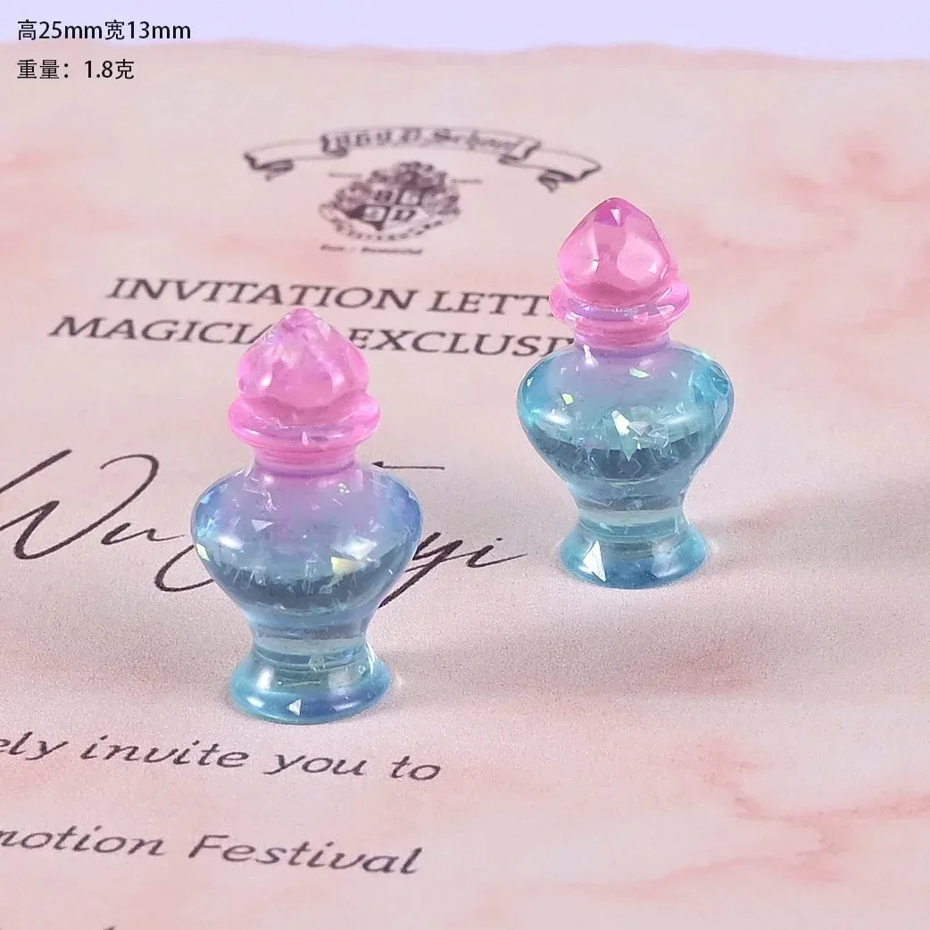 1:12 Dollhouse Miniature Magic Potion Bottles 10pcs Resin Retro Ornaments