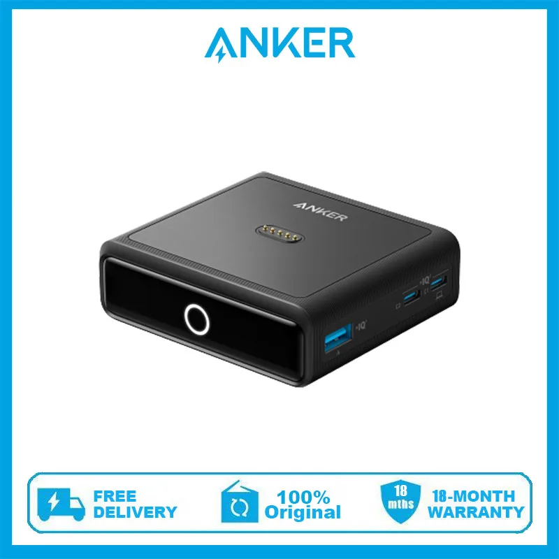 Ankerプライムパワーバンク、充電ベース、100w