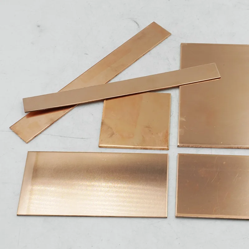 Copper Plate Foil Sheet Strip 0.1mm 0.2mm 0.3mm 0.4mm 0.5mm 0.8mm 1mm 1.2mm 1.5mm 2mm 3mm 4mm 5mm 6mm 8mm 10mm