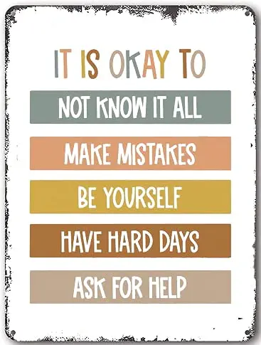 EYSL это нормально-постер в стиле бохо для классной комнаты с цитатами будьте своими руками, детский подарок для ученика искусства, металлический