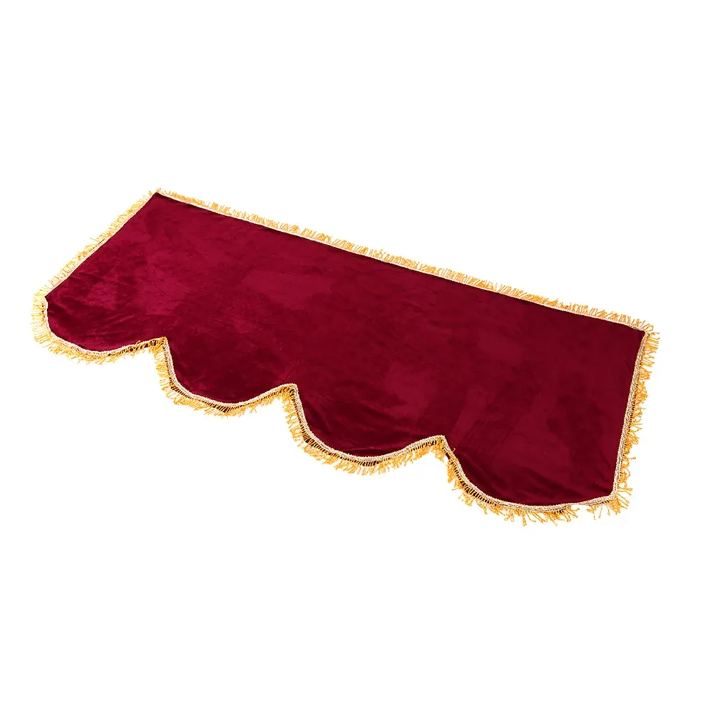 Premium Burgundy Color Keyboard Dust Cover Velvet Piano Keyboard Case Decorated Keyboard Protector 88 Keys Piano