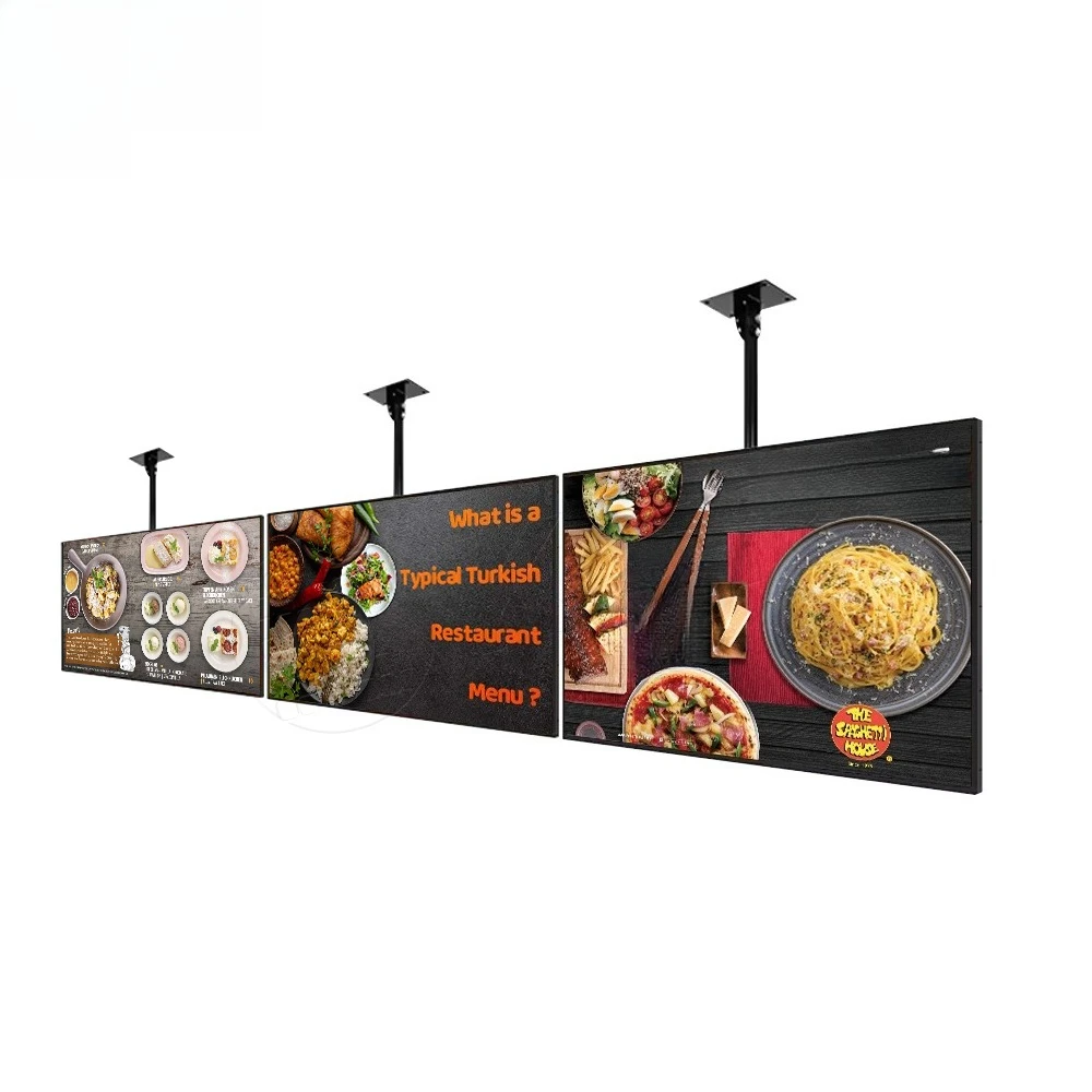Factory Direct 2026 32 43 inch wall mounted high definition 1080p LCD panel advertising machine store display digital signage