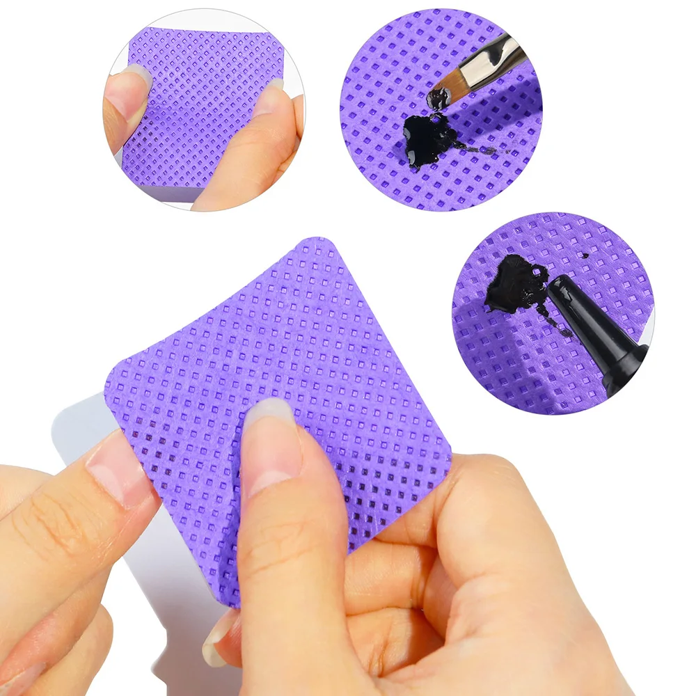 Kép 6: 200/300pcs Mullpólya szabadon Köröm wipes Köröm Fényesít Bútorszállító wipes számára Köröm Fényesít Bezár vkit Bútorszállító szempilla kiterjesztések Köröm Mesterkedés eszközök
