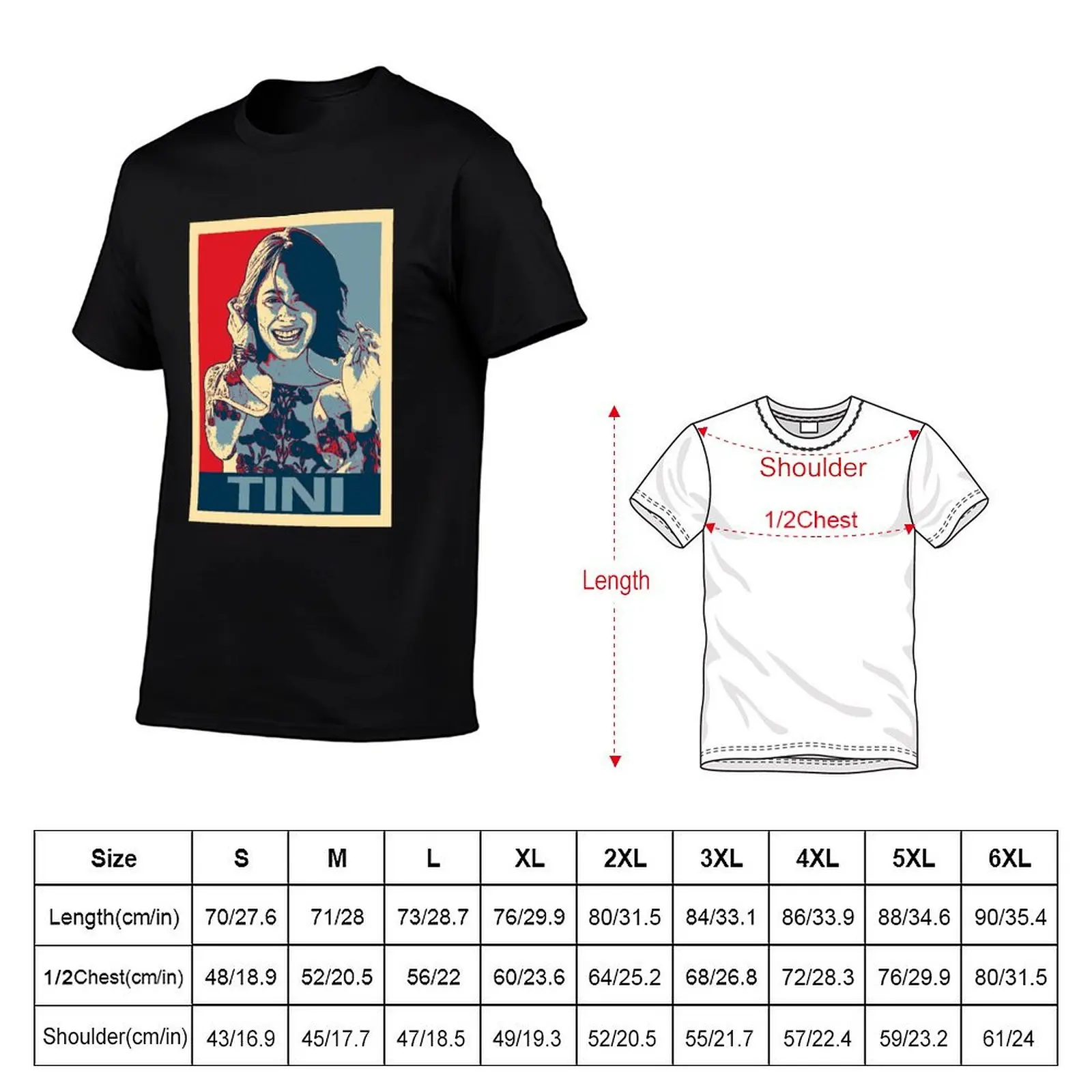 Tini Stoessel Fitted T-Shirt graphic t shirt vintage plus size tops anime shirts men