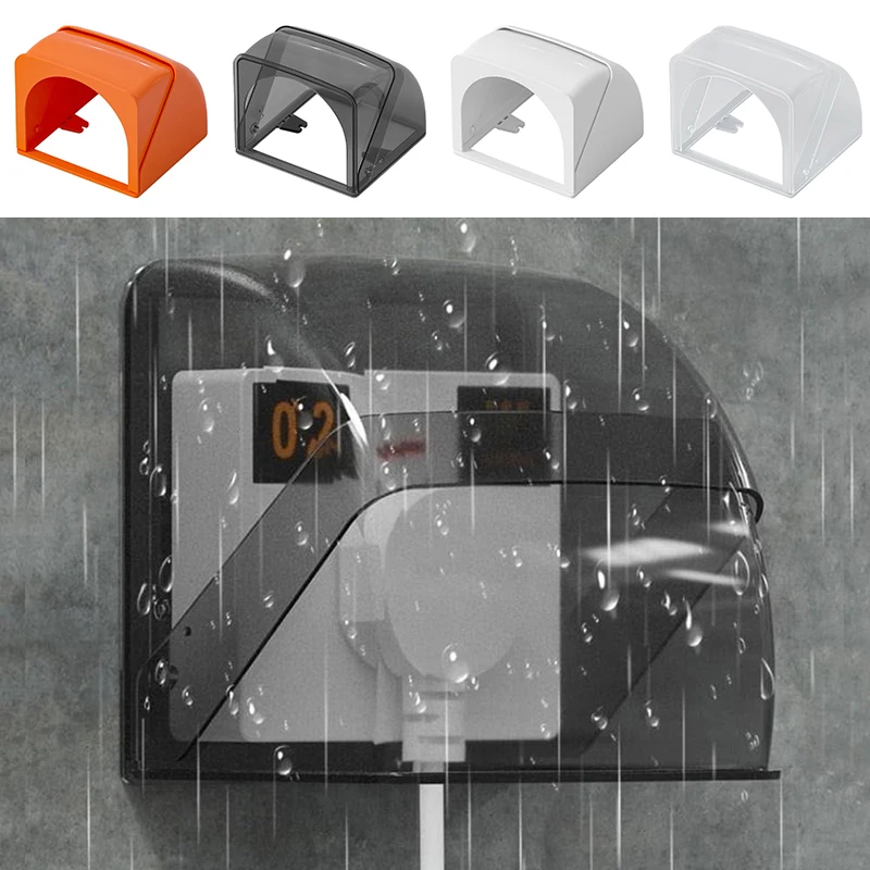 86 Type Bathroom Outdoor Socket Waterproof Box Socket Switch Protective Cover Durable Flexible Electric Plug Rainproof Protector