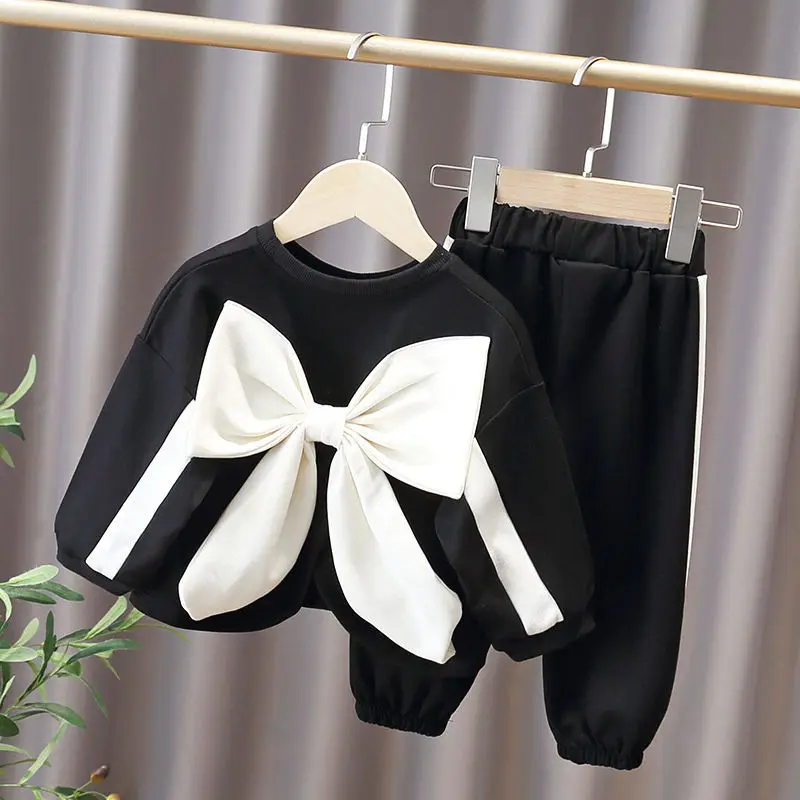 Girls Sweatshirts +Pants Kids Sets Children\'s Set 2PCS/Set 2023 New Arrive Spring Autumn Jogging Suit High Quality Child Clothin