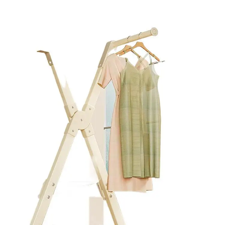 

drying rack, floor-to-ceiling household balcony indoor and outdoor folding cooling rod, hanging clothes, telescopic
