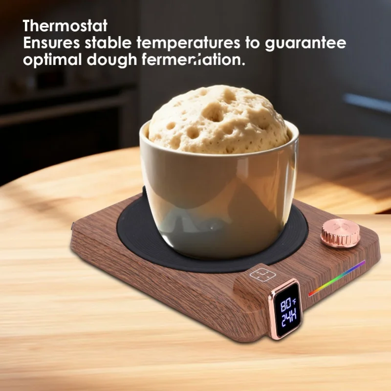 Sourdough Starter Warmer 18W Thermostat Control Sourdough Warming Mat With Timer For Kitchen 220V EU Plug
