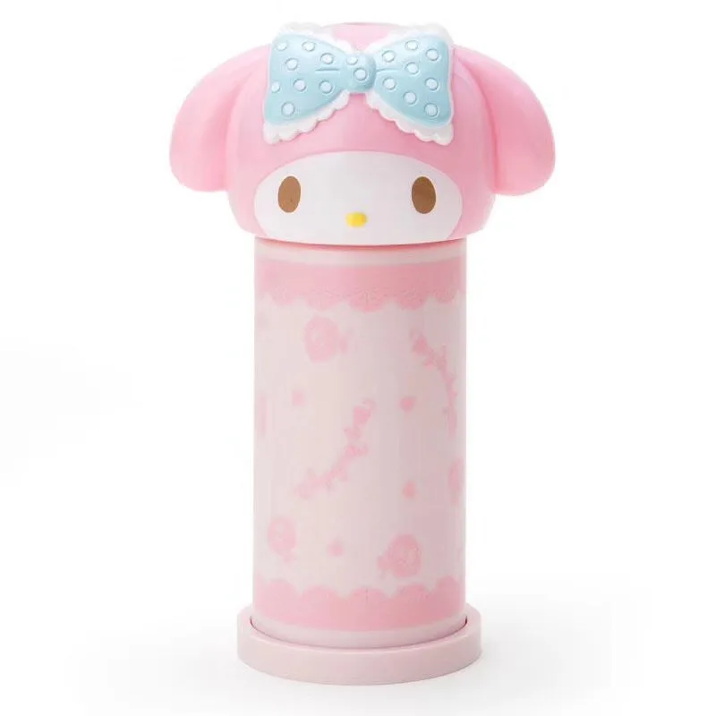 

Sanrio My Melody Automatic Cotton Swab Box Toothpick Box Cartoon Three-dimensional Shape Press Cotton Swab Cylinder