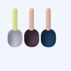 Multi functional pet feeding spoon, measuring spoon, high-quality plastic clip, cat food, dog food pet Supplies