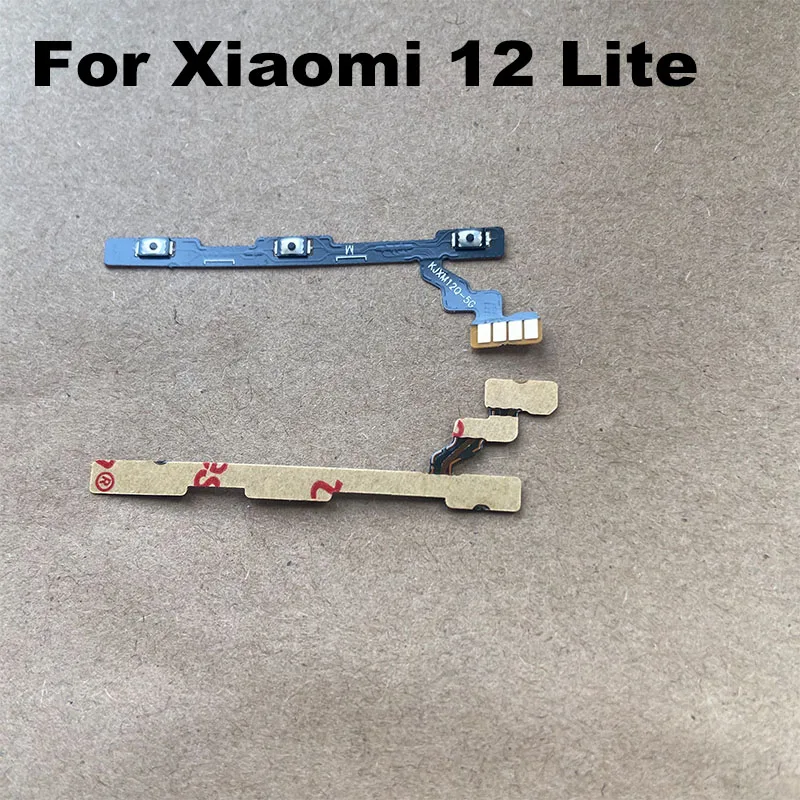 For Xiaomi 12 Lite Volume Power Flex Cable Power On Off Button Key Flex Cable Replacement MI 12 Lite