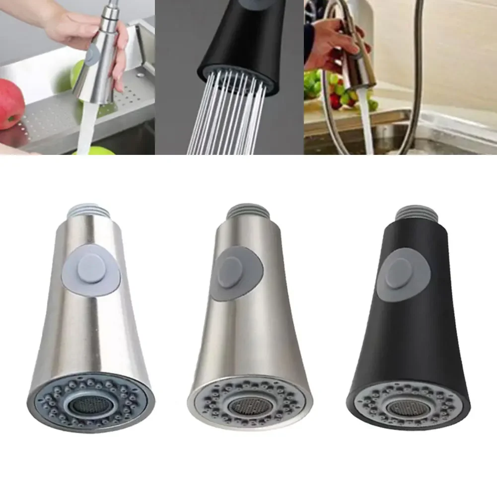 Pull Out Spout Kitchen Faucet Nozzle Adapter Kitchen Sink Pressure Faucet Water Tap Head Water Saving Shower Faucet