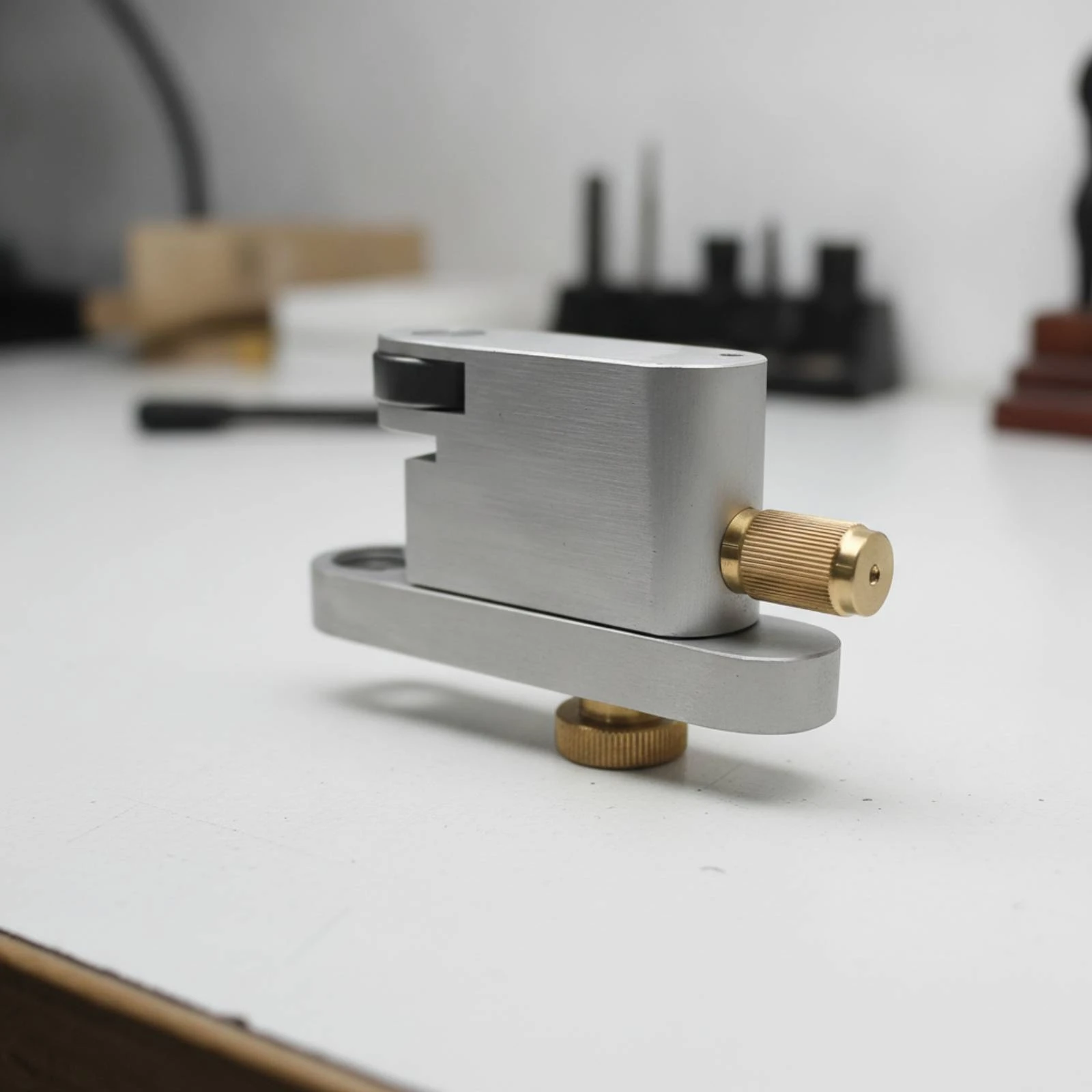 Purfling Router Guide Precision Sound Hole Router Guide Tool High Speed Steel Compact for Luthiers, Instrument Repair, Workshop