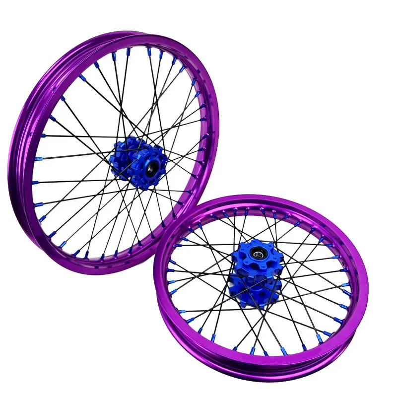 New Color Fit Talaria MX5 Wheel Set Front 1.6*19 Rear 1.85*16 Wheels Rims Set Electric Dirt Bike Wheels