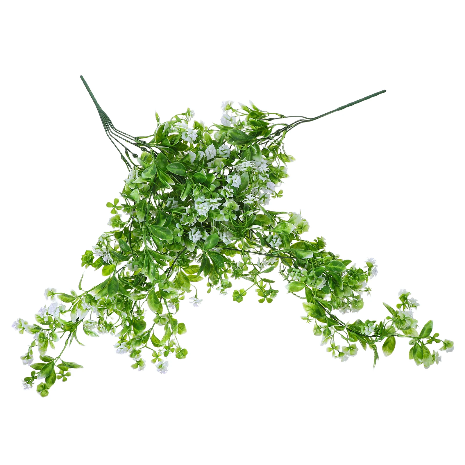 

2 Pcs Artificial Plants Outdoor Simulated Green Decoration Hanging Imitation Rattan Vines White for Bedroom Party Decorations