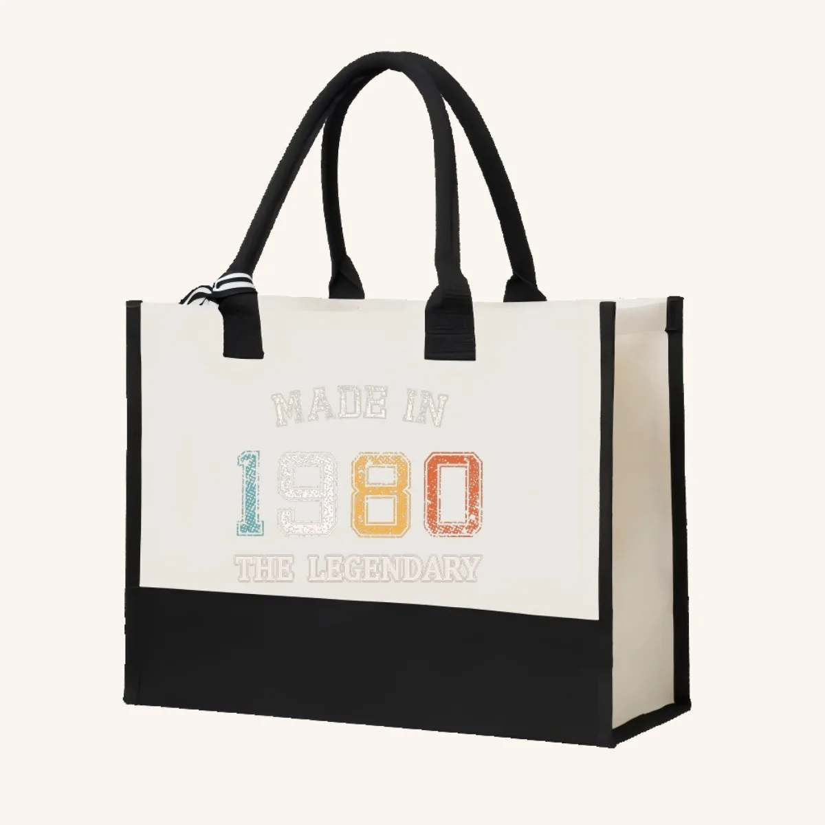 صنع في عام 1980 الأسطوري 2026 وصول جديد موضة ممارسة واسعة قابلة لإعادة الاستخدام حمل حقيبة نمط طباعة 2 لهجة الثقيلة كبيرة S #4