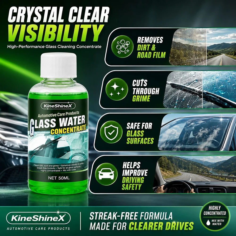 Windshield Washer Fluids For Cars All-season Protection In Any Weather. Bugs Splatter Defense