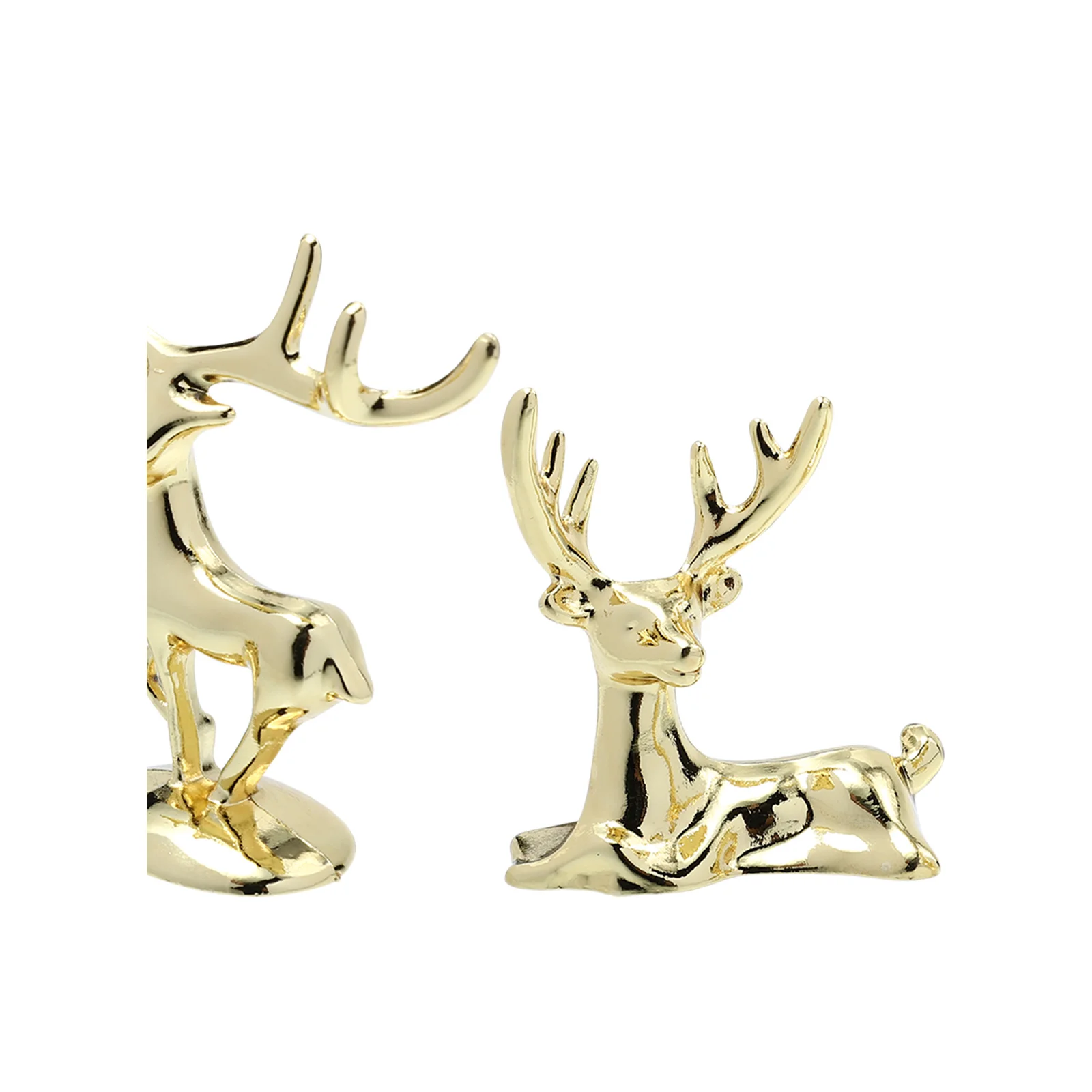 2 قطعة غطاء وعاء الأيائل الذهبية مقابض الإبداعية مقاومة للحرارة استبدال المقابض المطبخ تجهيزات المطابخ اكسسوارات مريح عموم غطاء السيطرة #2