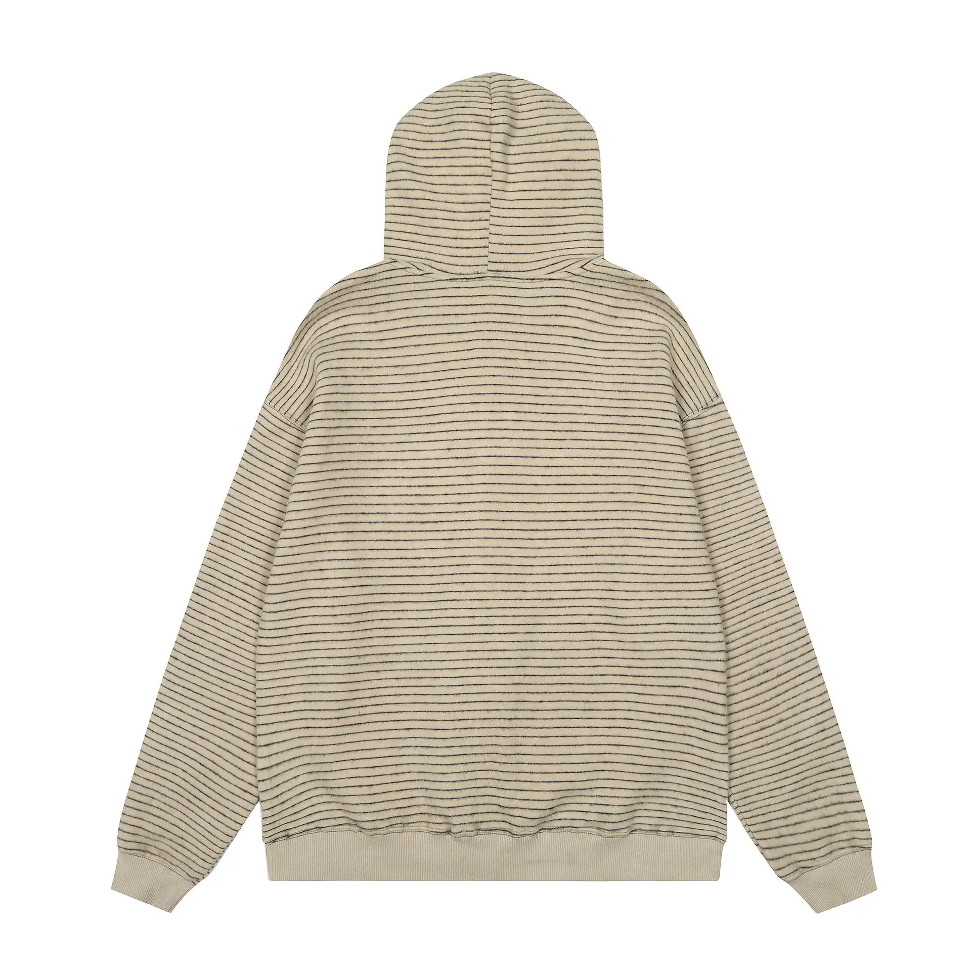 グッドブランド 新品 2026年 秋冬新作 ストライプカーディガン ヴィンテージ風 フード付きスウェットジャケット 男女兼用