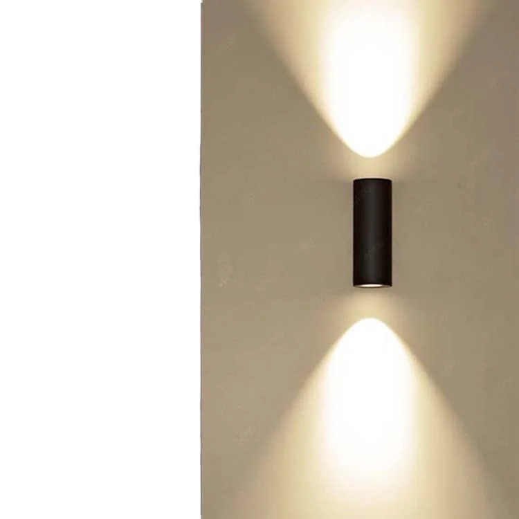 

Светодиодное садовое освещение, уличный светодиодный настенный светильник IP65, водонепроницаемый алюминиевый цилиндр 5 Вт, дизайн для крыльца, отеля, коридора, виллы, декоративный