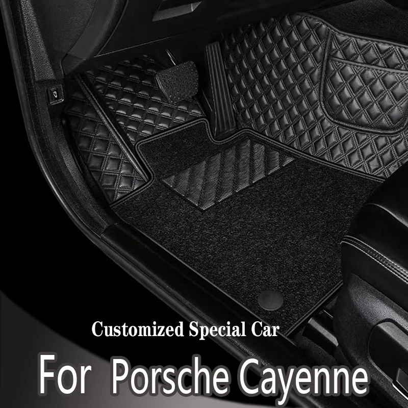 Custom Car floor mats for Porsche Cayenne ( Low match) 2006 2007 2008 2009 2010 auto foot Pads automobile interior accessories