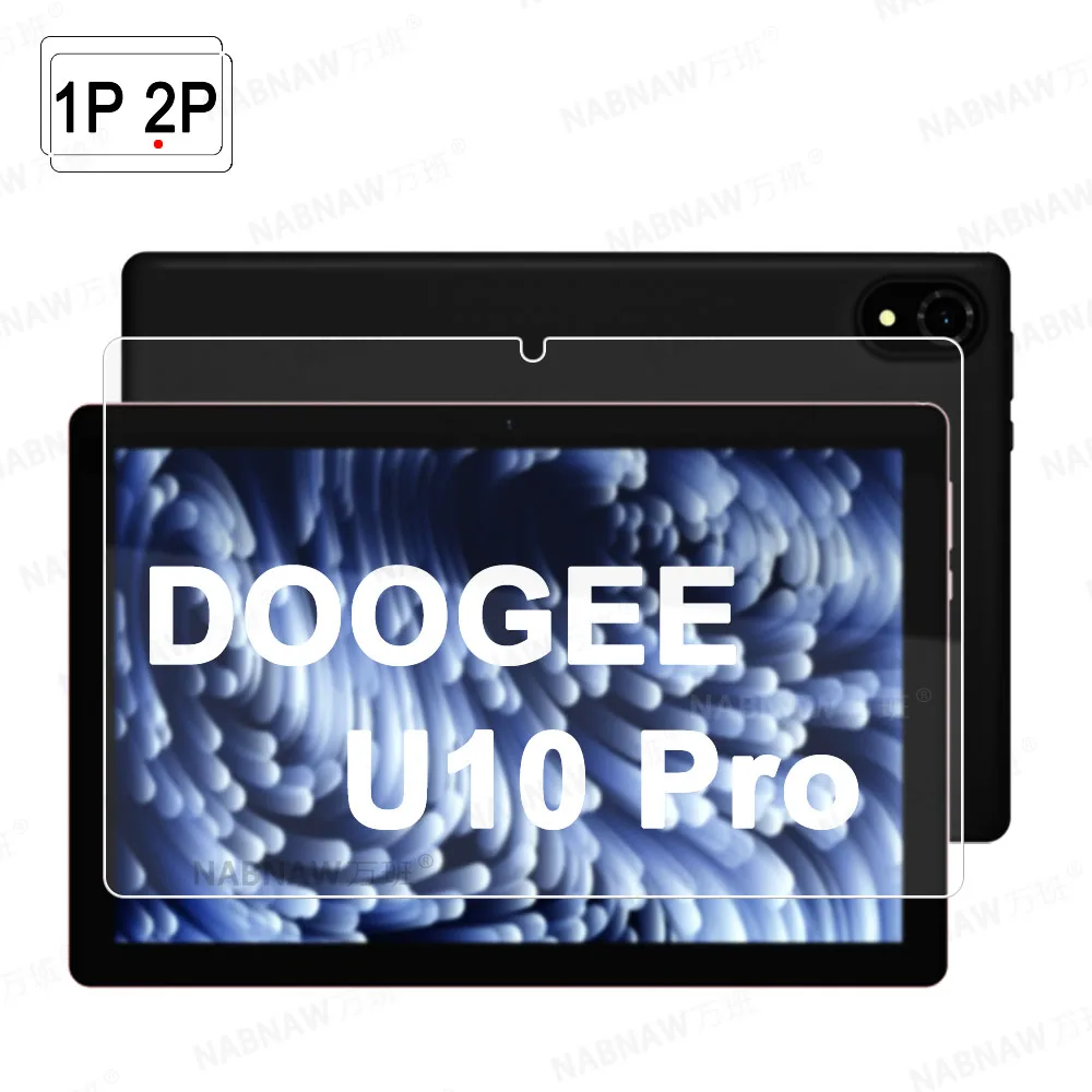 

No Defects HD Scratch Proof Tempered Glass Screen Protector For DOOGEE U10 Pro 10.1 inch Tablet Protective Film Oli-coating