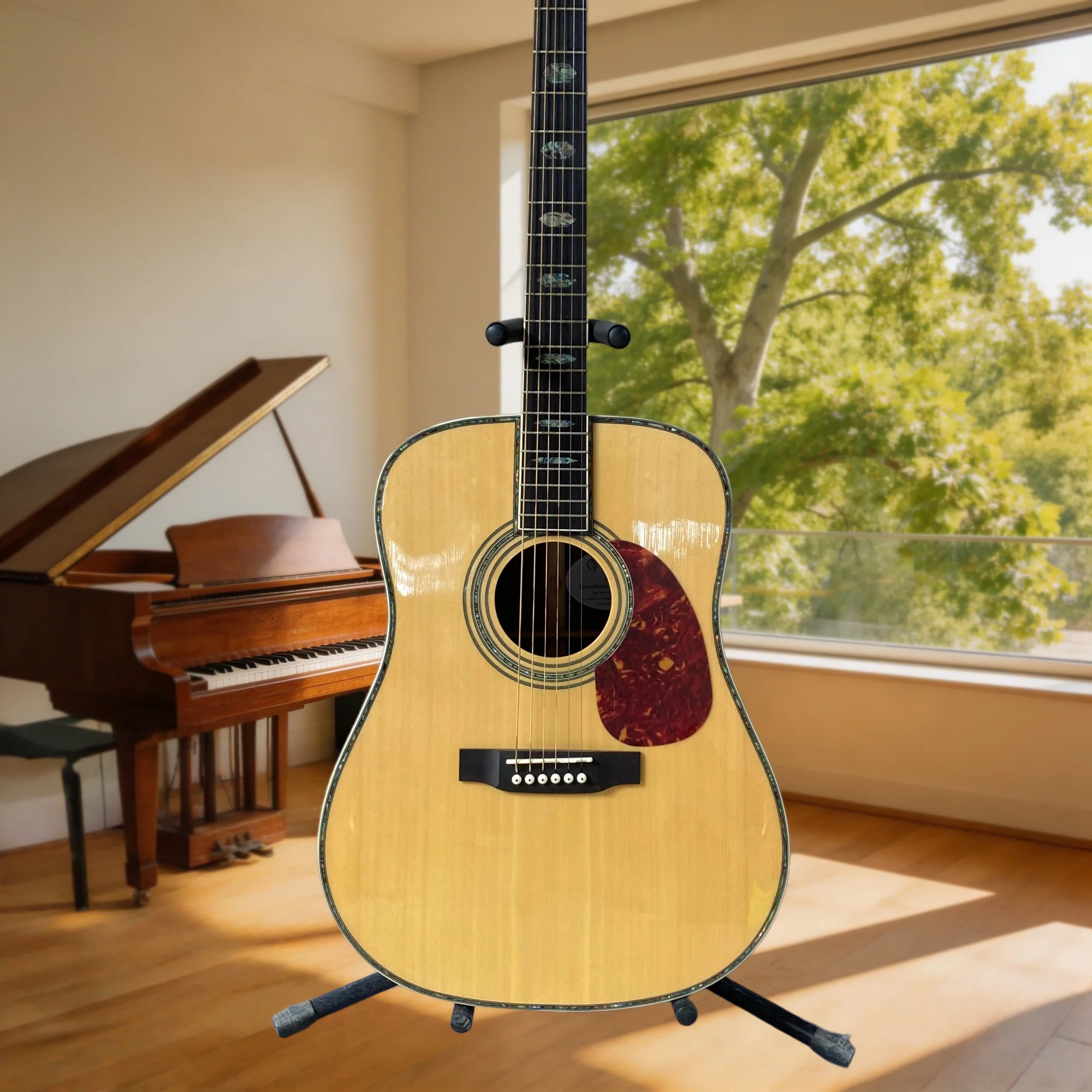 

New Hot 41 Inch D45 Solid Top Acoustic Guitar Rosewood Neck Solid Spruce 6-String Free Shipping with Fishman 301 Pickup Gift