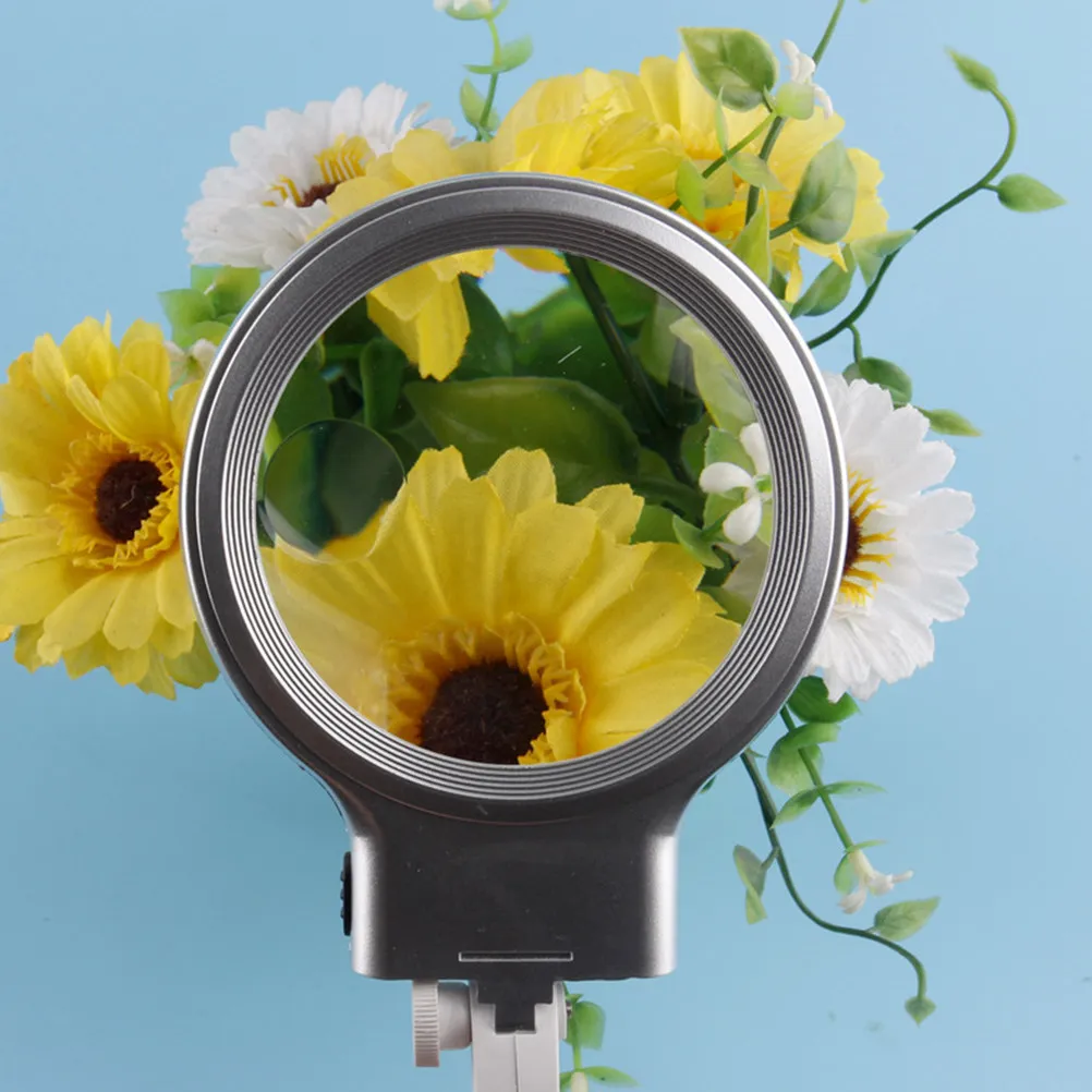 

High Definition Magnifying Glass Simple Design Durable Tool For Reading Maps Books Circuit Boards Stamps Coins Repairing