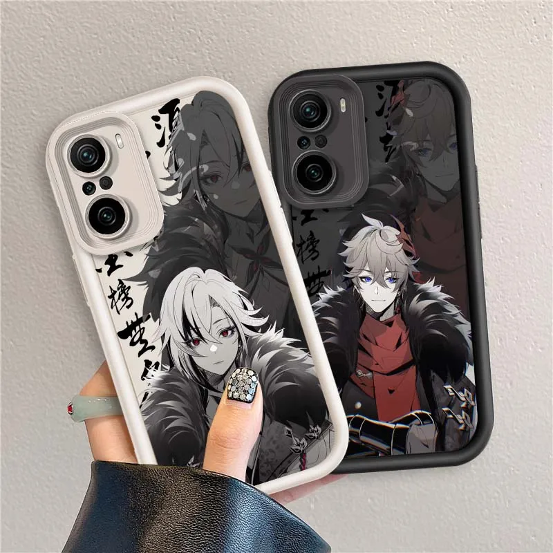 

Arlecchino G-Genshin Impact Phone Case For Xiaomi Mi Poco X3 X4 X5 X6 M4 M5 M5s M6 F4 F5 F6 Pro GT Plus 5G Eye Ladder Cover