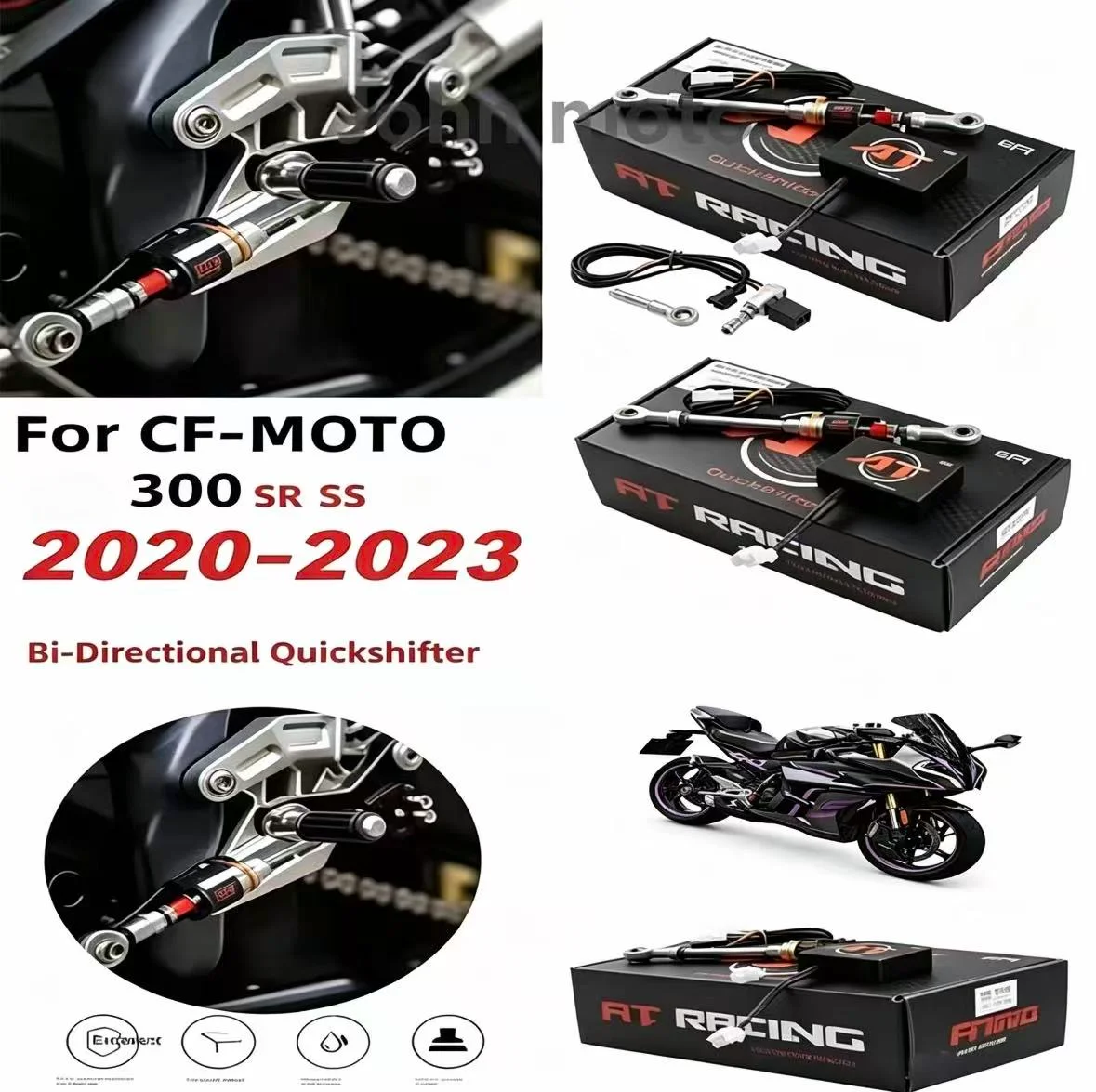 For CF-MOTO 300SR 300SS the new 2020-2023 two-way quick shift lever, gear shifters and quick transmis