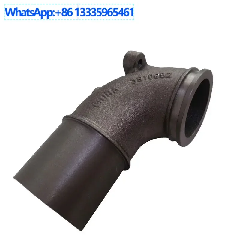 

For Cummins ISDE6.7 QSB6.7 engine assembly parts exhaust elbow 3910992
