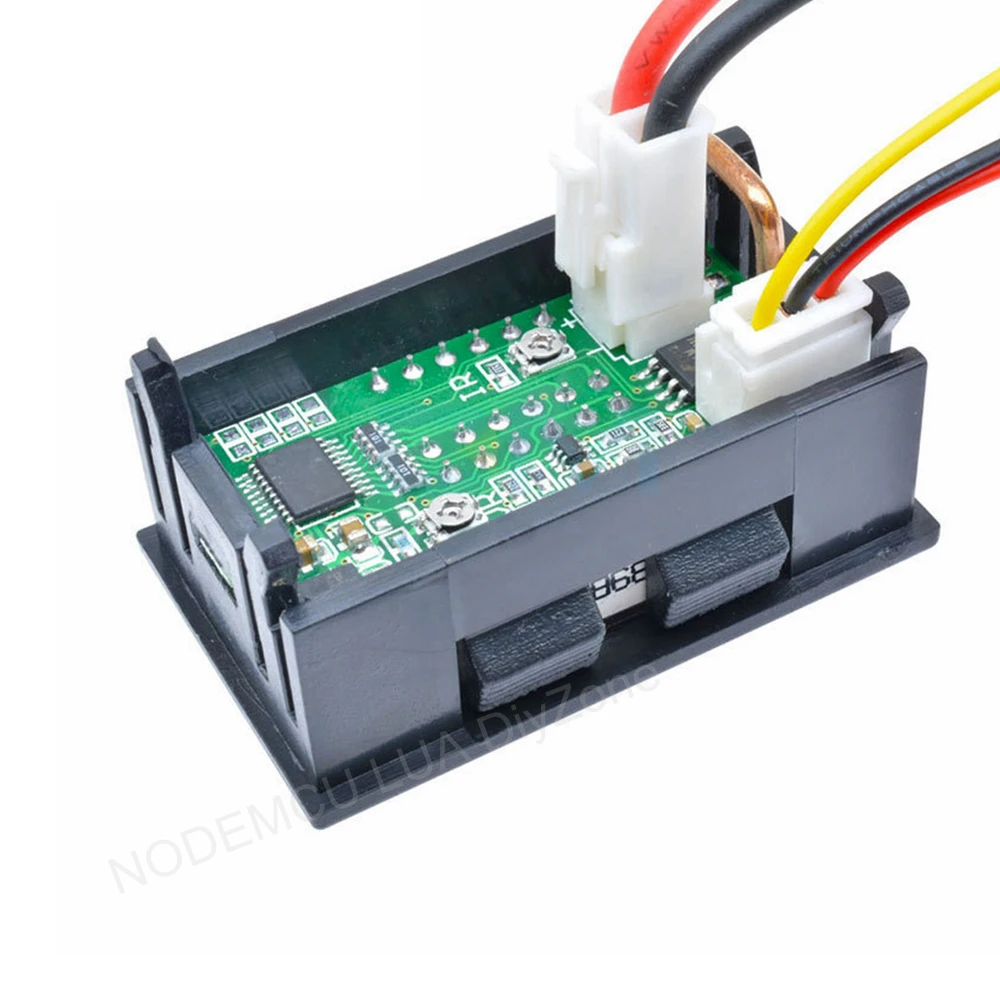 DC 100V 200V 10A LCD Digital Voltage Current Meter Tester Adjustable Ammeter Voltmeter Panel Volt Detector Dual LED Displa