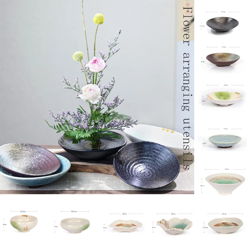 

Japanese Frog Vase Ceramic Bouquet Ikebana Flower Arrangement Bowl Device Tea Table Kenzan Arranging Ikebana Centerpieces