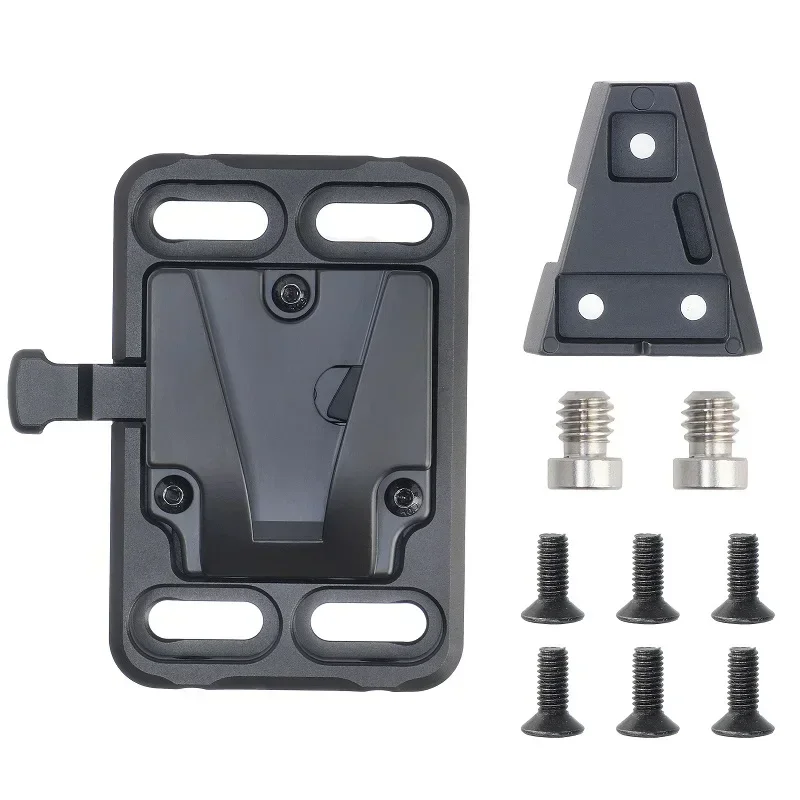 V-Mount Battery Plate V Lock Battery Mounting Plate with 1/4