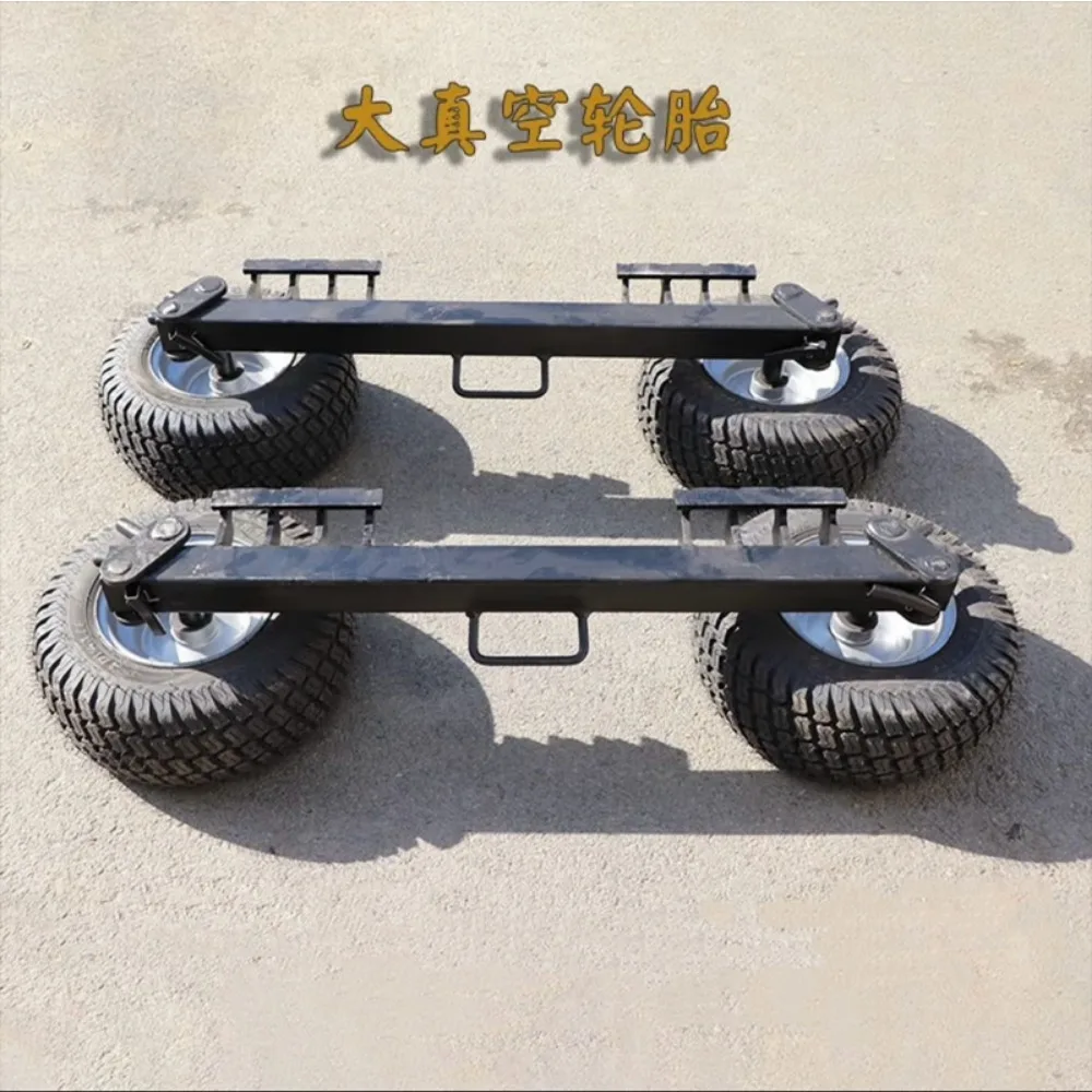 High-speed Large Auxiliary Wheels for Barricade Rescue Trailer Complete Set