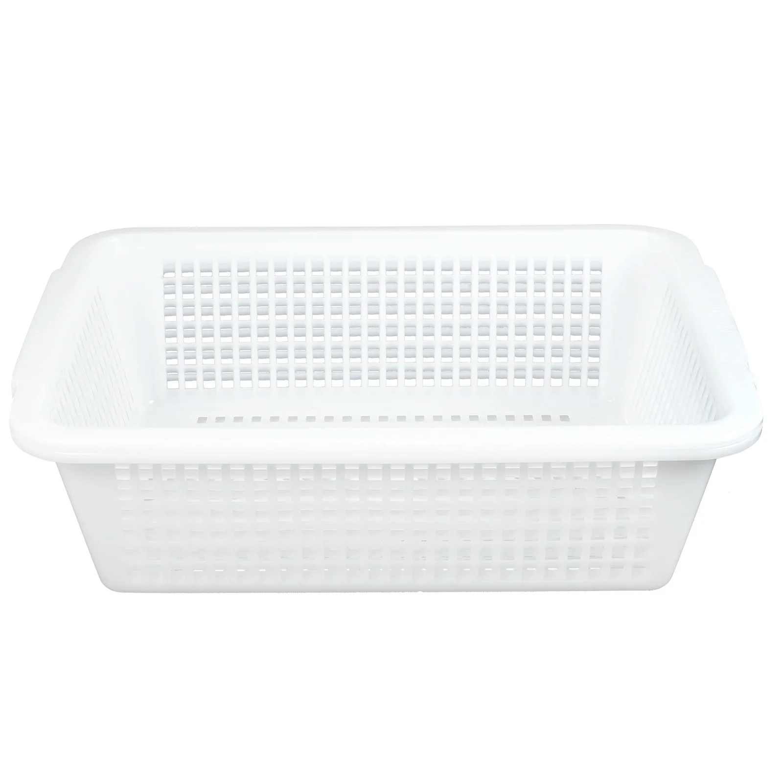 2Pcs File Storage Basket Desktop Organizer Large Plastic Storage Trays Multifunctional File Organizer for Home Office