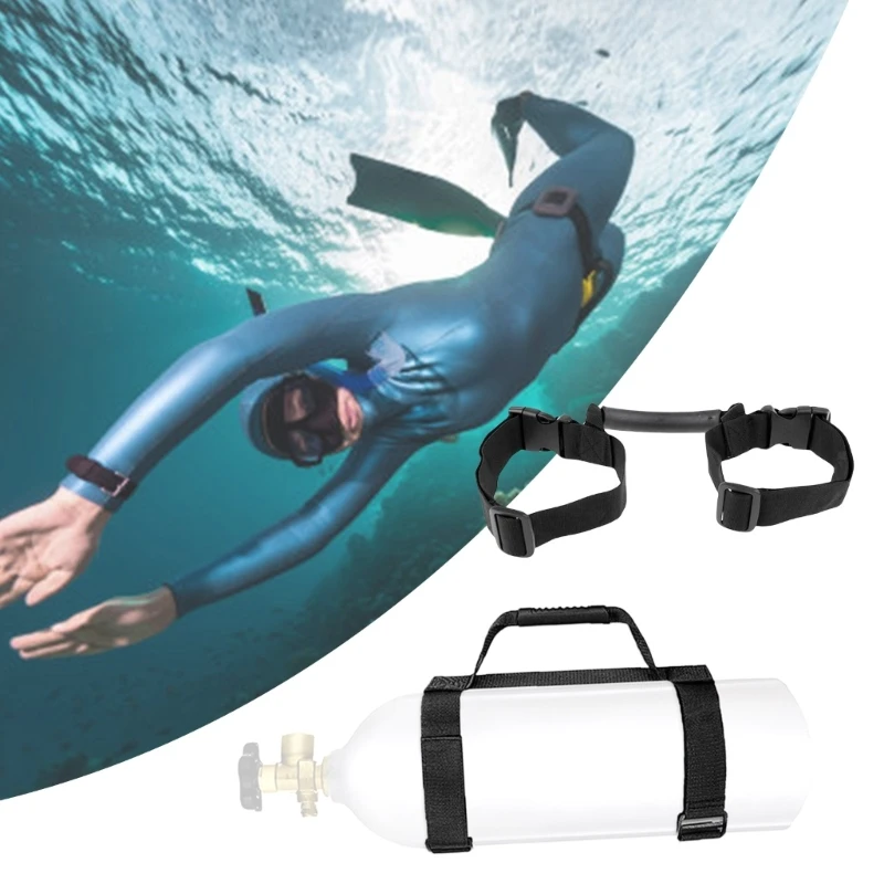 Scubas Diving Tanks Handle Air Cylinder Carriers Bottle Holder Strap Underwater Diving Cylinder Carriers Holder Enduring