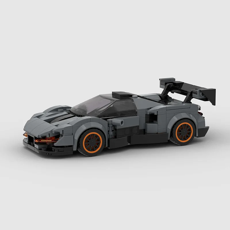 Children's Racing Car Toy Model MOC Building Blocks Compatible with Lego Small Particle Puzzle Educational Fun Wholesale