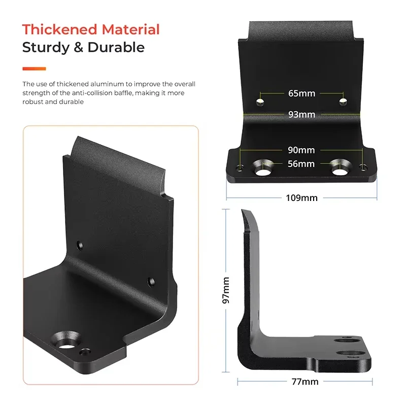 Aluminum Mudguard Electric Scooter Anti-Collision Baffle Thickening Fender For Dualtron Thunder/Victor/Achilles/DT3 view 4