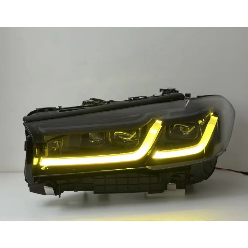 12V 6000K  Headlamp, Yellow White DRL Switch, Dual Color Design, M5 Style Upgrade Lamp 2018-2022