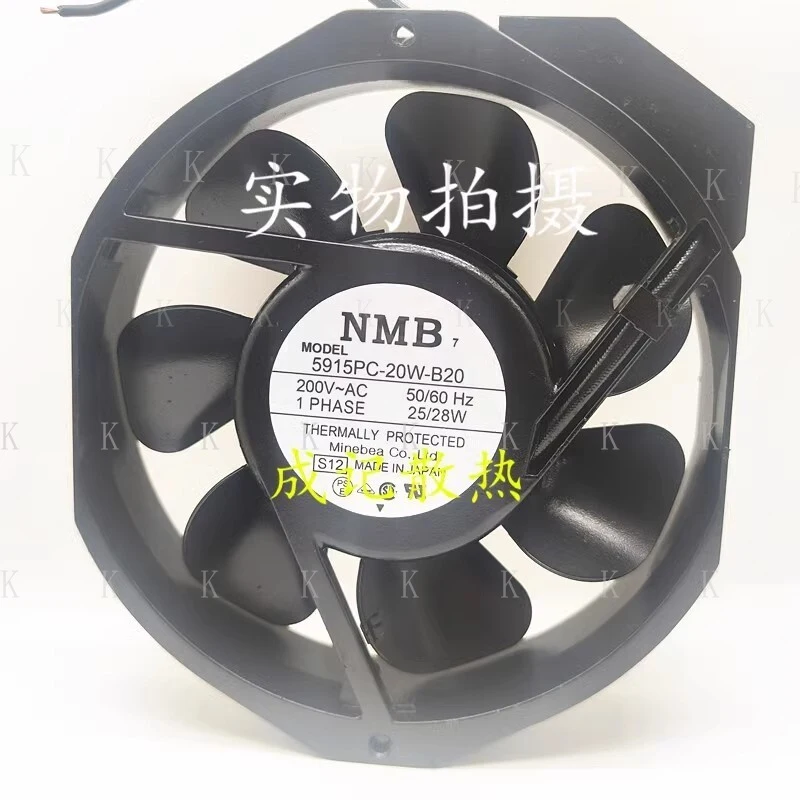 

C FOR NMB 5915PC-20W-B20 200VAC 25/28W Inverter High Temperature Cooling Fan