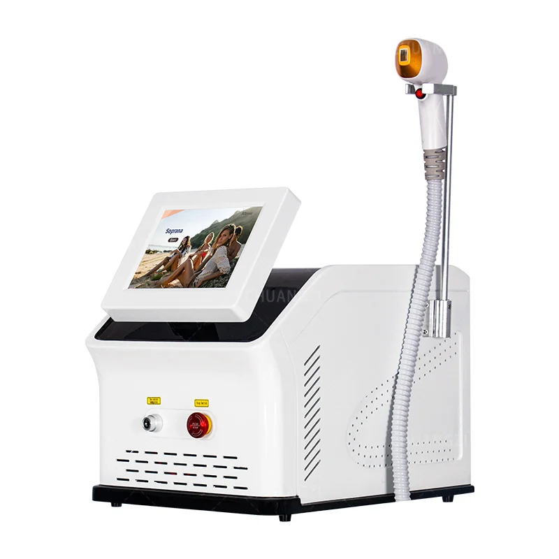 Professional IPL Permanent Diode Ice Titanium Laser Body Hair Removal Machine 2024 Portable 808NM 755 Alexandrite 4 Waves