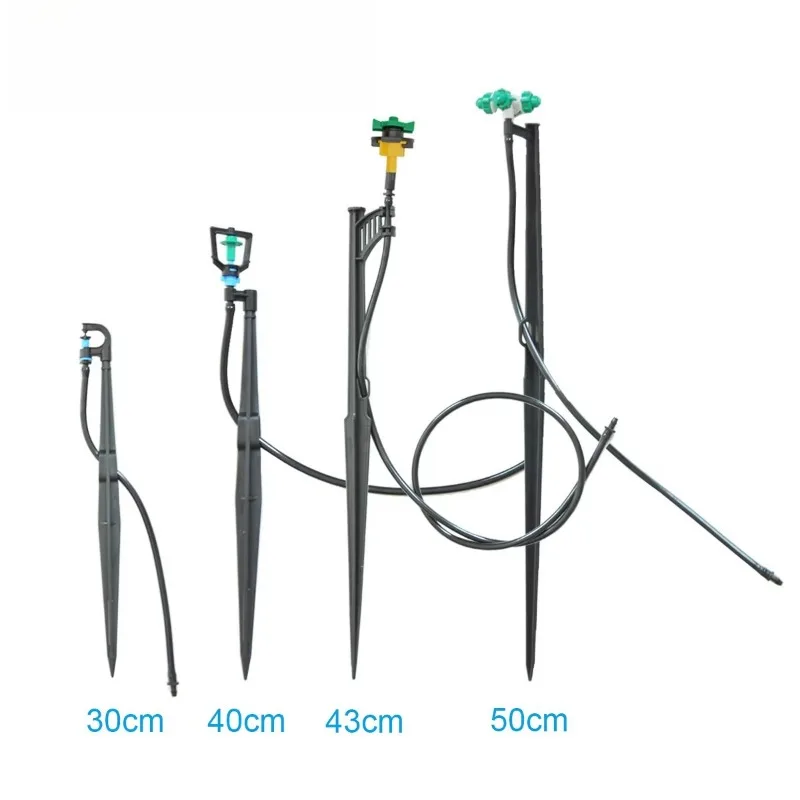 Drip Irrigation Set Mini 360 Gear Garden Sprinkler Head with Nail/Pole/Stand Assembly Fast Delivery